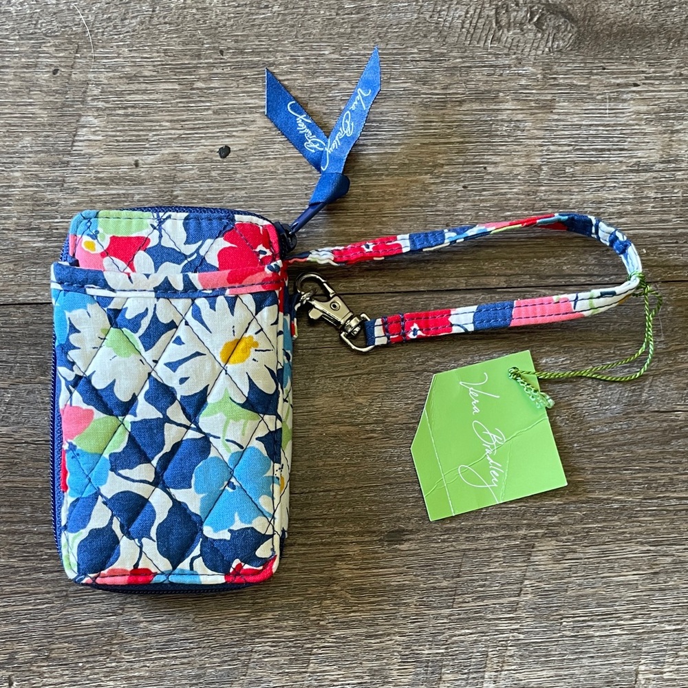 NWT Vera Bradley Floral Quilted All In One Wristlet Summer Cottage